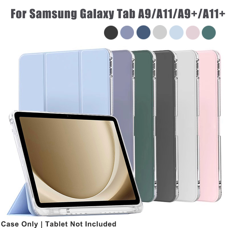 Samsung Tablet A9 Accessories - Capa de cristal transparente para tablet