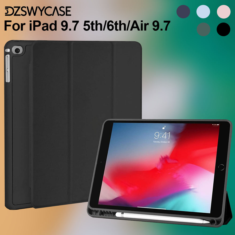 Ipad Cover Folio - Compatível com iPad 9,7 polegadas 6a/5a/Air