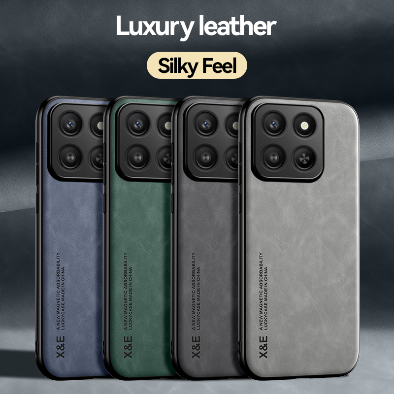 Magnetic Case Smart - Capa de couro luxuosa para honor