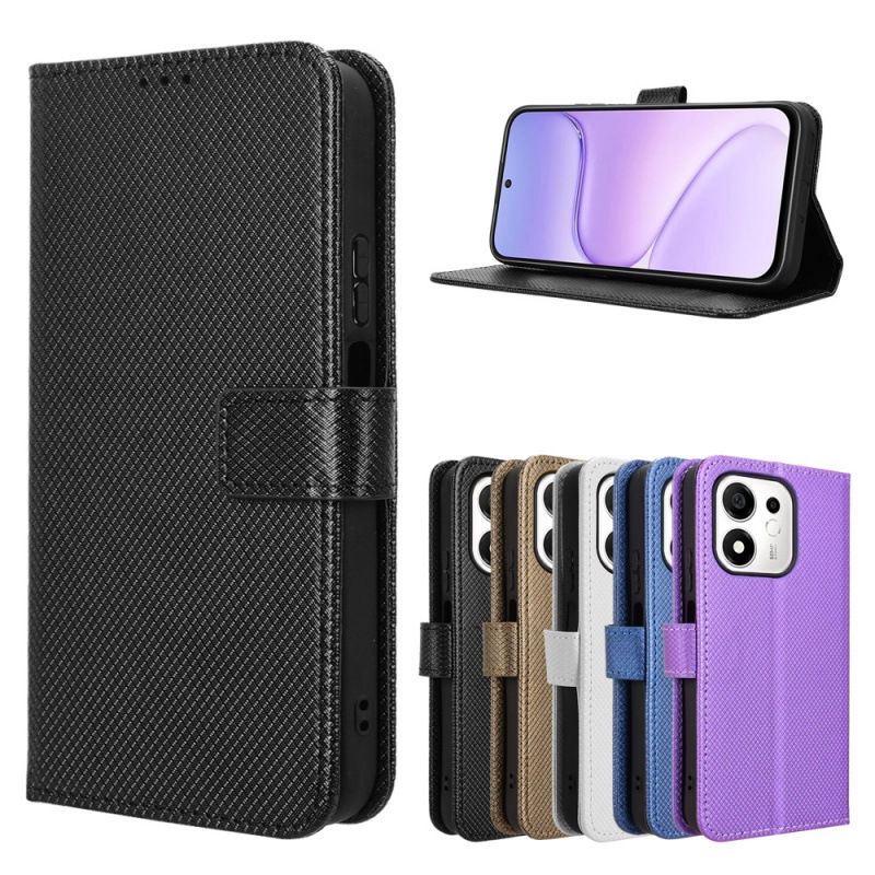 Magnetic Case Smart - Capa carteira de couro liso para
