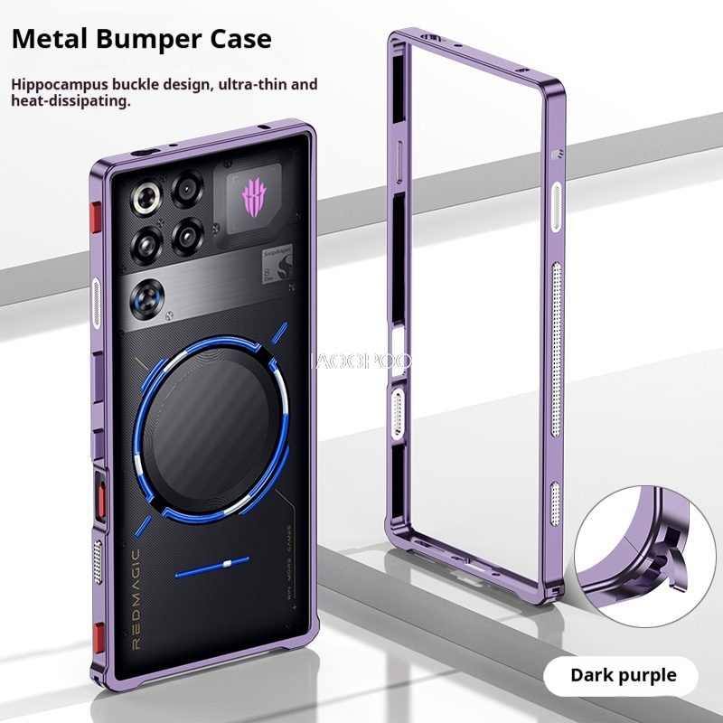 Redmagic Tablet Accessories - Capa de Alumínio com Bumper Metálico
