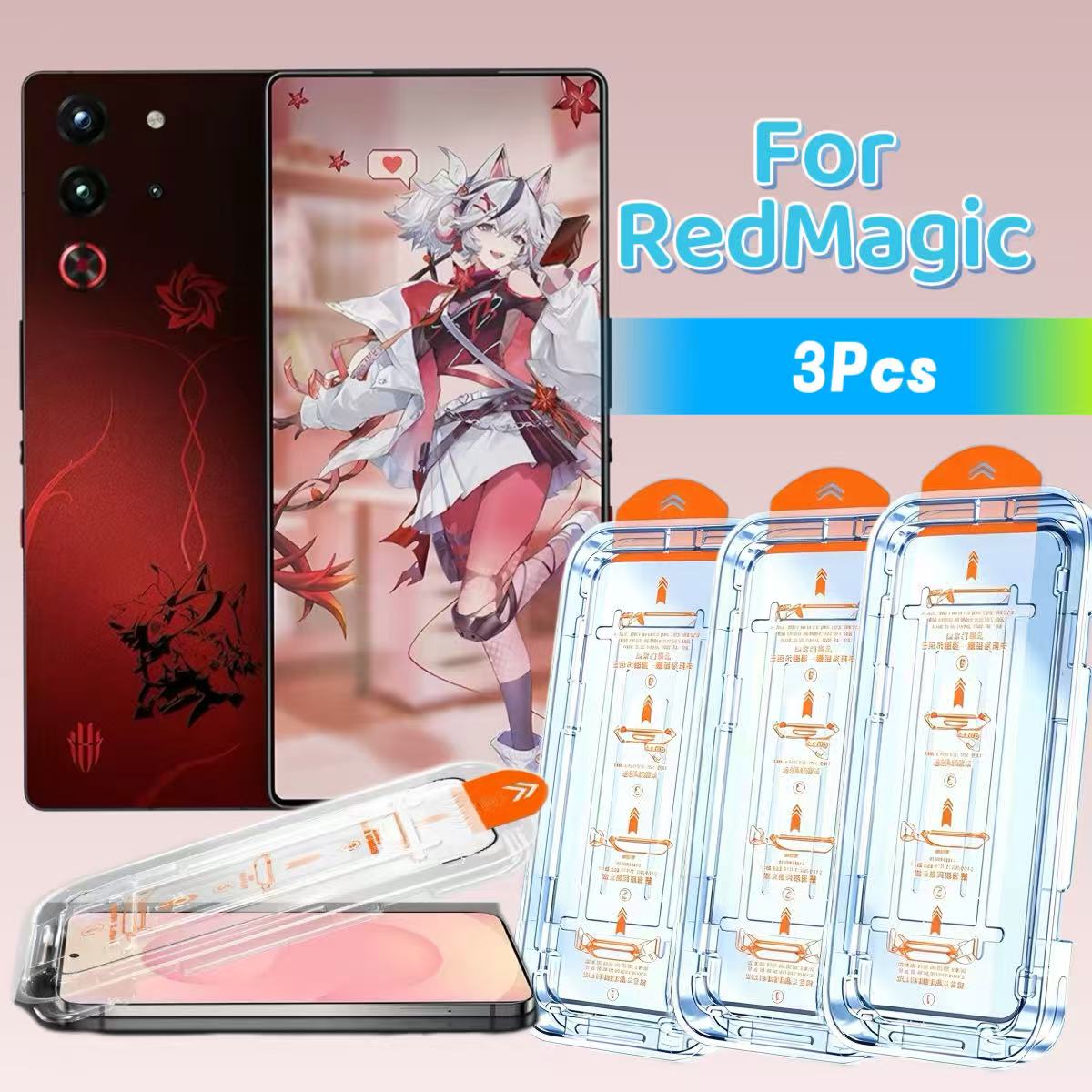 Redmagic Tablet Accessories - Kit com 3 Películas Protetoras de