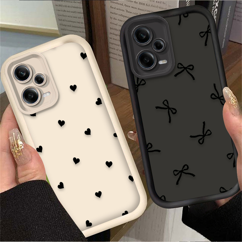 Xiaomi Redmi Note 13 - Capa de Telefone com Coração Preto