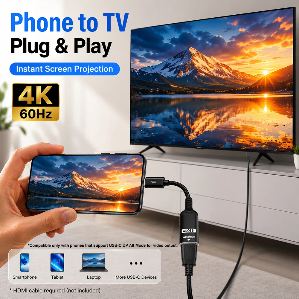 Adaptador USB C para HDMI 4K@6 - Hdmi Adapter Tablet avaliação e preço