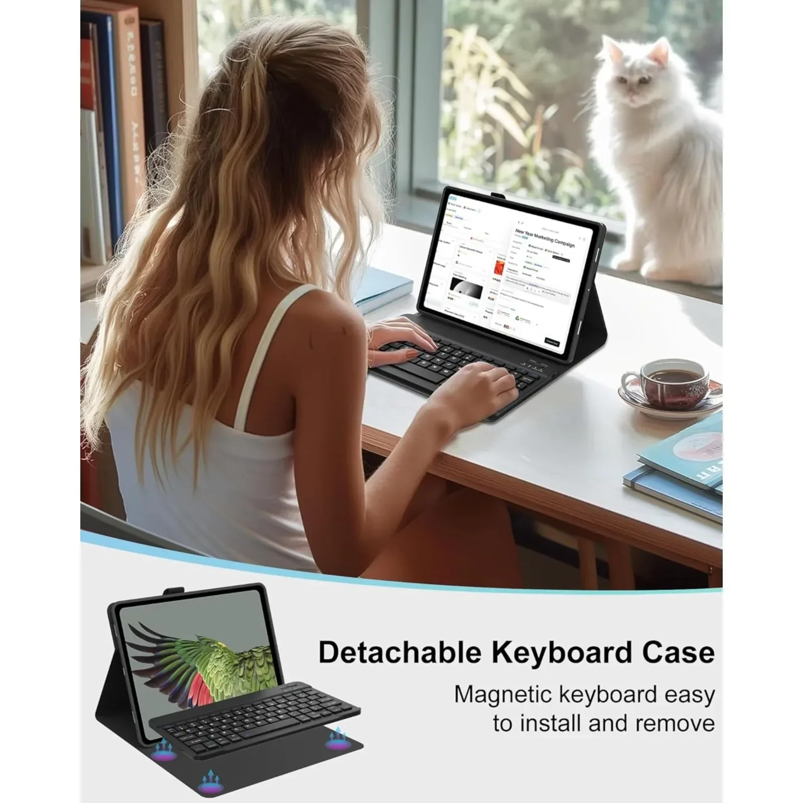 Capa com Teclado para Samsung  - Tablet Accessories For Samsung avaliação e preço