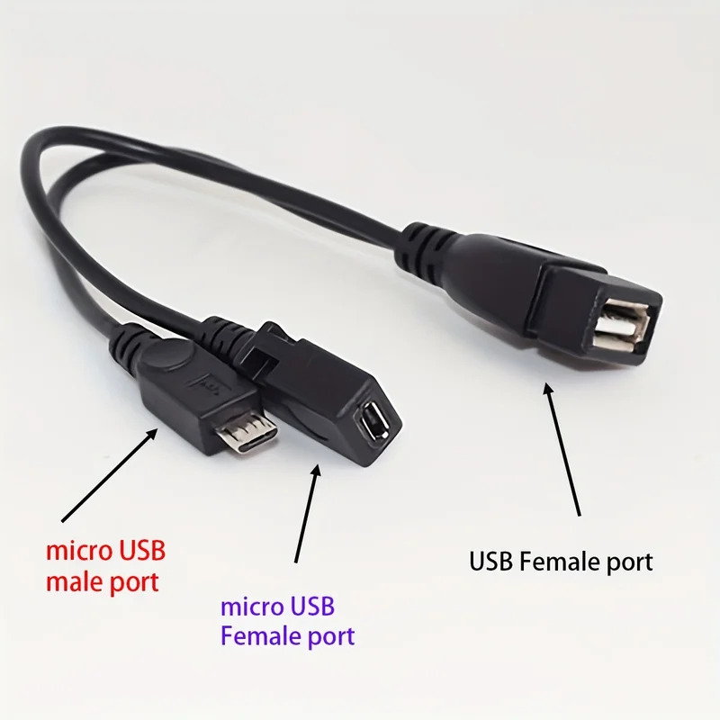 Adaptador divisor 2 em 1 OTG U - Fire Tablet Accessories avaliação e preço