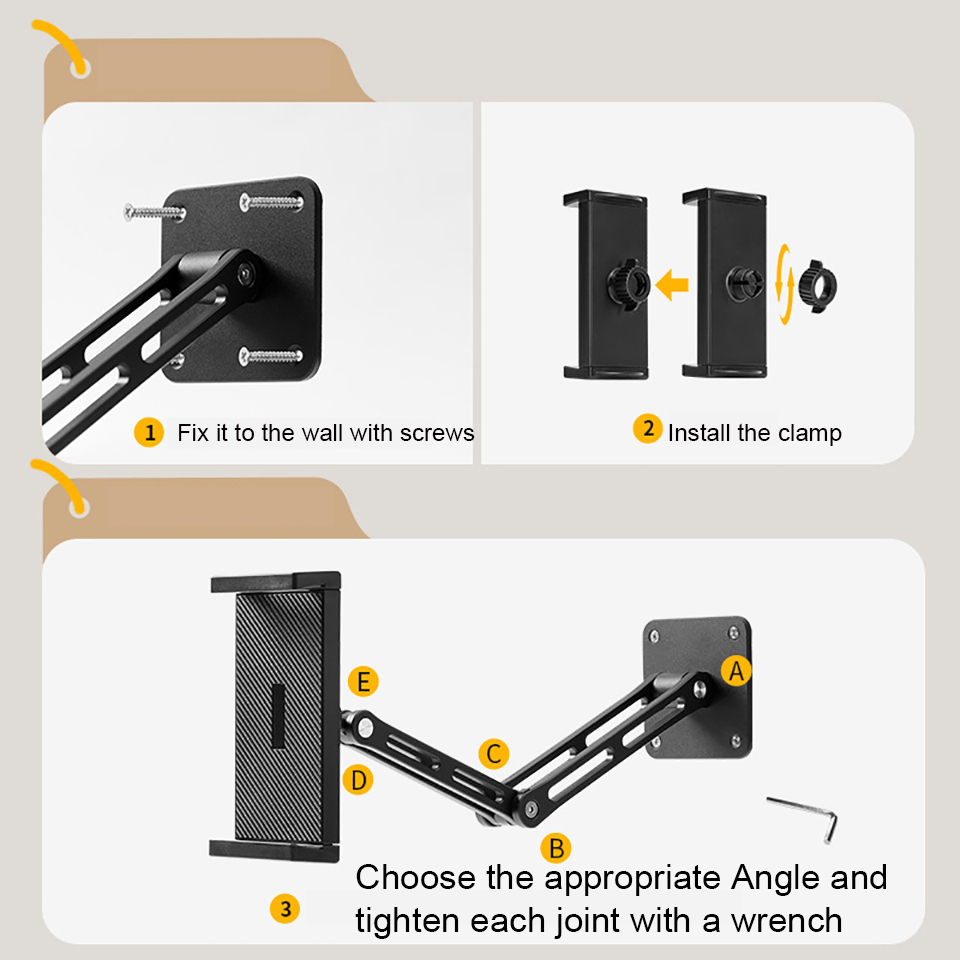 Suporte de parede ajustável pa - Ulefone Tablet Accessories avaliação e preço