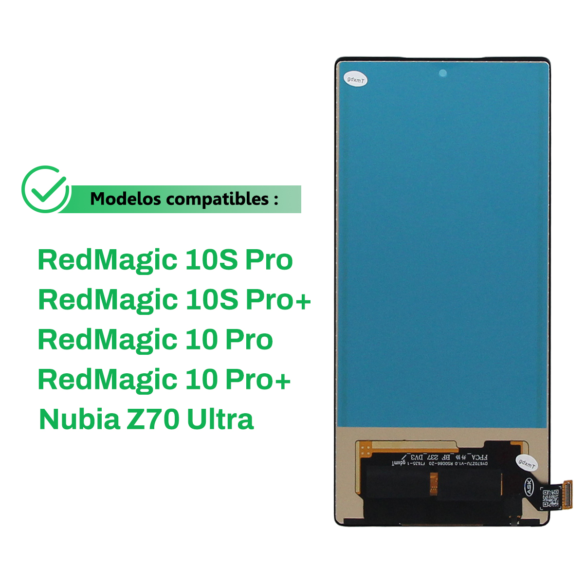 Tela de Substituição para ZTE  - Redmagic Tablet Accessories avaliação e preço