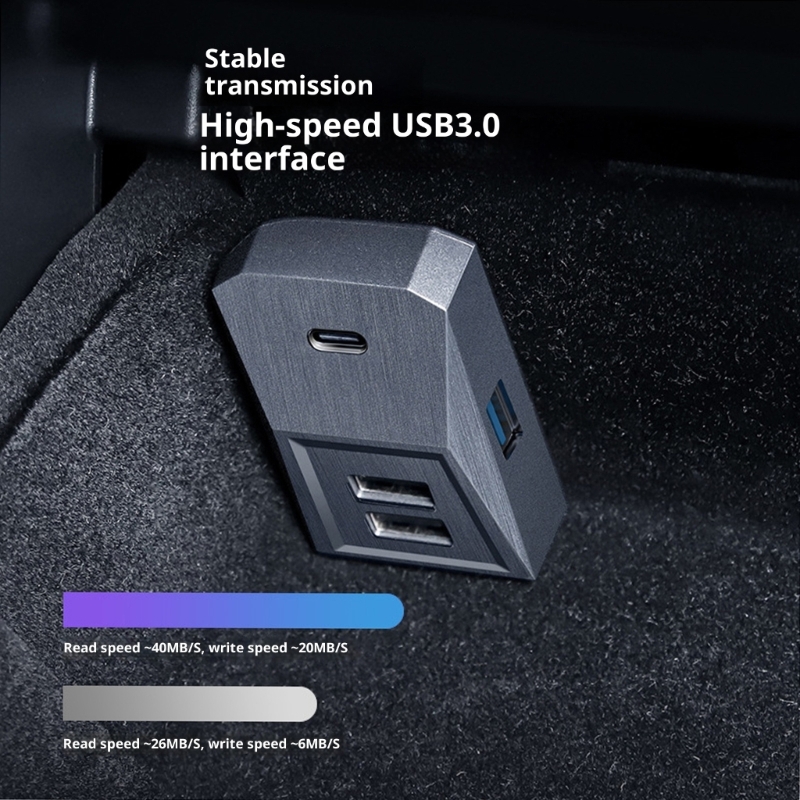 Estação encaixe para porta-luv - Usb Hub Type C avaliação e preço